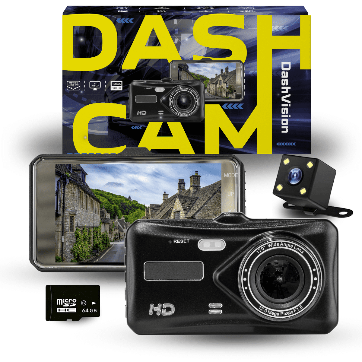 Dashcam Pro (Front & Rear) *Best Seller* JDP2